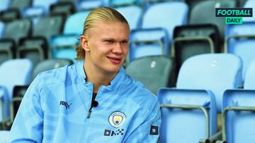 Haaland explica cómo es trabjar con Guardiola