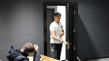 El entrenador de la Real Sociedad, Imanol Alguacil.