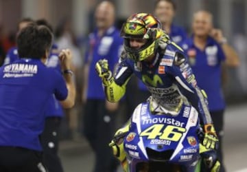 "La mejor carrera de mi vida", declaraba Rossi tras la primera victoria de la temporada en el circuito de Losail.