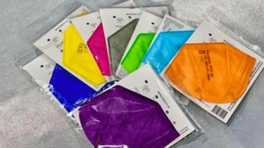 Mascarillas higiénicas y FFP2 de colores: precios, características y cómo comprar