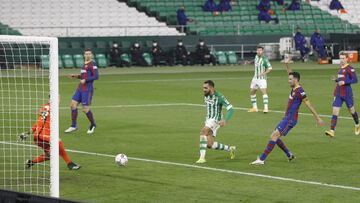 Borja Iglesias, ante Ter Stegen.