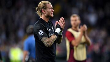 El guardameta alem&aacute;n del Liverpool, Loris Karius, en la final de la Champions League.