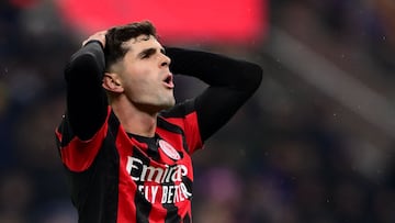 Pulisic, nuevamente en duda con el Milan