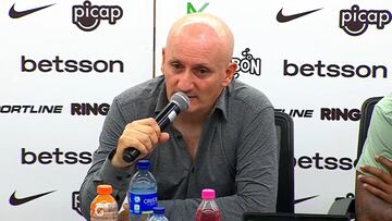 Pablo Repetto, técnico de Atlético Nacional, analiza el triunfo sobre América.