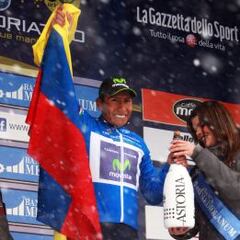 Nairo: "Pese al frío llegué a la última subida con fuerza"