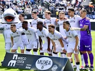 Once del Ceuta ante el Cádiz.