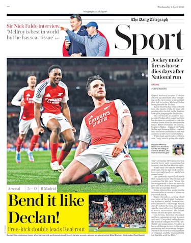 “Humillados”: La portadas inglesas y catalanas se ensañan con el Real Madrid