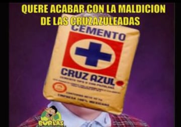 Cruz Azul cayó 0-3 en su debut y las imágenes más graciosas no se hicieron esperar.