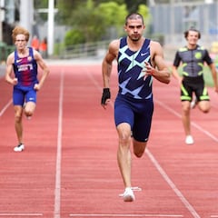 Bruno Hortelano reaparece con récord de España de 150 metros