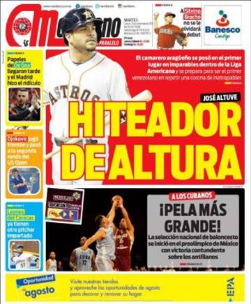 Portadas de la prensa deportiva