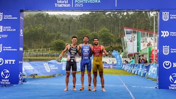 Doble medalla de España en el Mundial de Triatlón Cross de Pontevedra