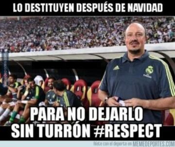 Los memes sobre la destitución de Rafa Benítez