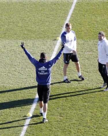 Muchos aficionados presenciaron el entrenamiento.