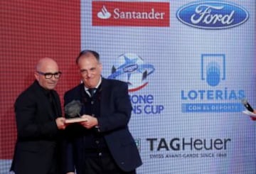 Premio AS América a Jorge Sampaoli. Javier Tebas.