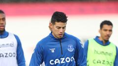 James Rodr&iacute;guez en el Everton