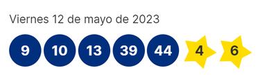 Euromillones: comprobar los resultados del sorteo de ayer, viernes 12 de mayo