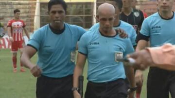 Suspenden partido en Honduras por agresi¨®n a ¨¢rbitro