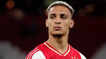 AMSTERDAM, NETHERLANDS - JULY 30: Antony of Ajax  during the Dutch Johan Cruijff Schaal  match between Ajax v PSV at the Johan Cruijff Arena on July 30, 2022 in Amsterdam Netherlands (Photo by Pim Waslander/Soccrates/Getty Images)