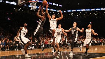 Los Spurs no necesitaron de sus figuras para apabullar a los Nets