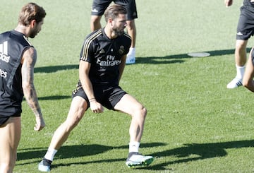 El Real Madrid se entrena antes del estreno en Vigo