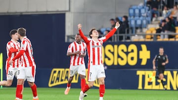 09/01/26 PARTIDO SEG8UNDA DIVISION JORNADA 21
CADIZ - SPORTING GIJON
SEGUNDO GOL GASPAR RAMOS 3-2 ALEGRIA