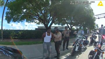 Nuevas imágenes de la body cam del policía que arrestó a Tyreek Hill