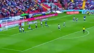 Así fue el gol de Martín Rodríguez en duelo de chilenos
