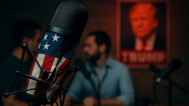 In a fiery podcast appearance, the comedian behind 2 Dope Queens calls out MAGA mic men for rewriting their own history.