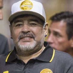 Los rostros de Maradona en su debut con Dorados de Sinaloa