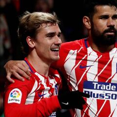 Griezmann, undécimo goleador de la historia del Atlético