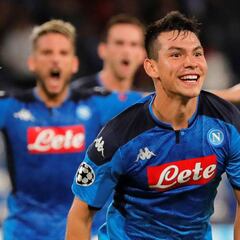 'Chucky' Lozano marcó su segundo gol con el Napoli