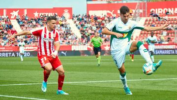 Andoni López, ante el Girona
