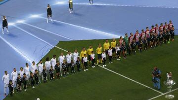 Madrid y Atlético, en la final de la última Champions.