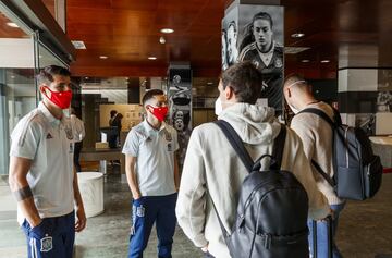 Morata, Sarabia, Oyarzabal y Unai Simón.
