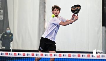 Miguel Yanguas durante un encuentro World Padel Tour.