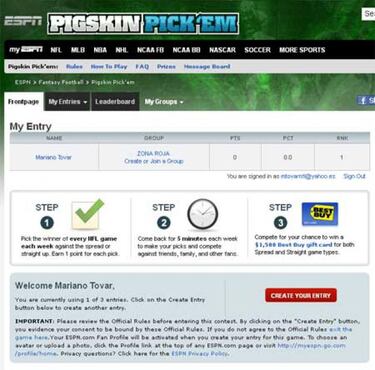 El Pick’em 2011 de Zona Roja ya está en marcha