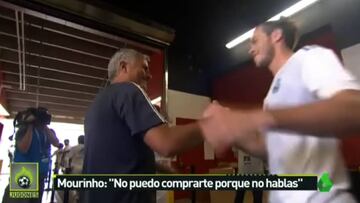 Mourinho a Bale: "No puedo comprarte porque no hablas..."