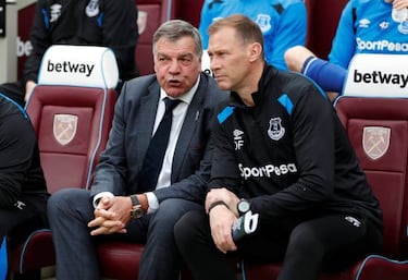 Sam Allardyce sacked from Everton job
