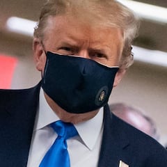 Trump afirma que usar mascarillas es una acción "patriótica" durante la pandemia