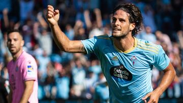 Gonçalo Paciencia celebra el tanto anotado contra el Espanyol en la primera jornada de Liga.