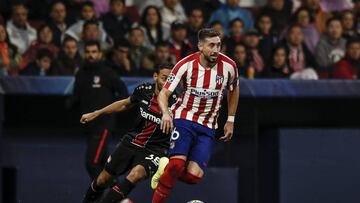 Héctor Herrera, primeros 90' con el Atlético de Madrid