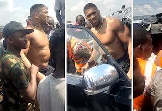 Sale a la luz todo lo que pasa justo después del accidente de Anthony Joshua: el vídeo es caótico