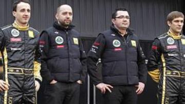 <b>PILOTOS Y JEFES. </b>Los más importantes de Lotus Renault.
