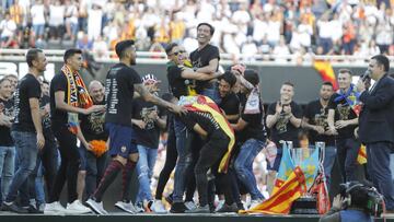 Celebración de la Copa del Rey.