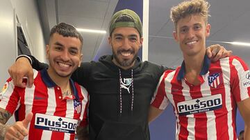 Luis Suárez, junto a Correa y Marcos Llorente, goleadores en el Atlético-Eibar.