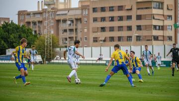 Javi López en acción.