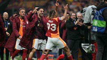 Galatasaray were too much for Juventus in the first leg of the playoff round of the Champions League.