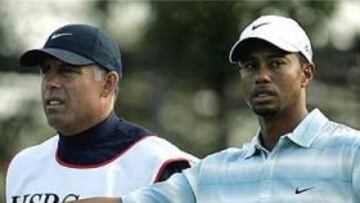 <B>FIRME.</B> Tiger lleva bien la expectación que levanta en China y aspirará al triunfo en la última jornada.