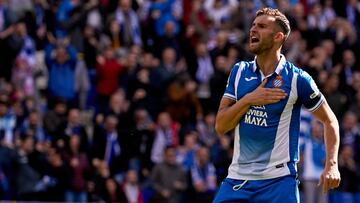 11/03/18 PARTIDO PRIMERA DIVISION 
 ESPANYOL  -  REAL SOCIEDAD
 Leo Baptistao GOL 1-1
 ALEGRIA 
 
 