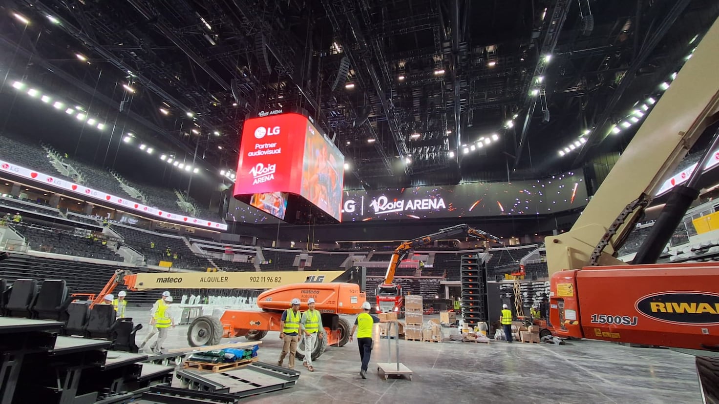 ¡Impactante! Roig Arena en Valencia Deslumbrará con el Videomarcador de Mayor Resolución de Europa